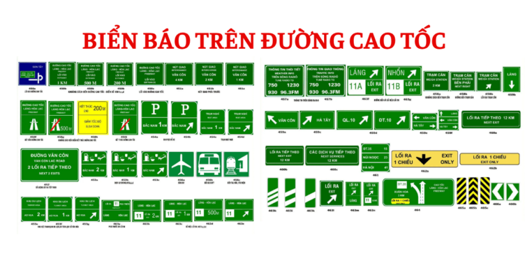 Biển báo giao thông thường gặp